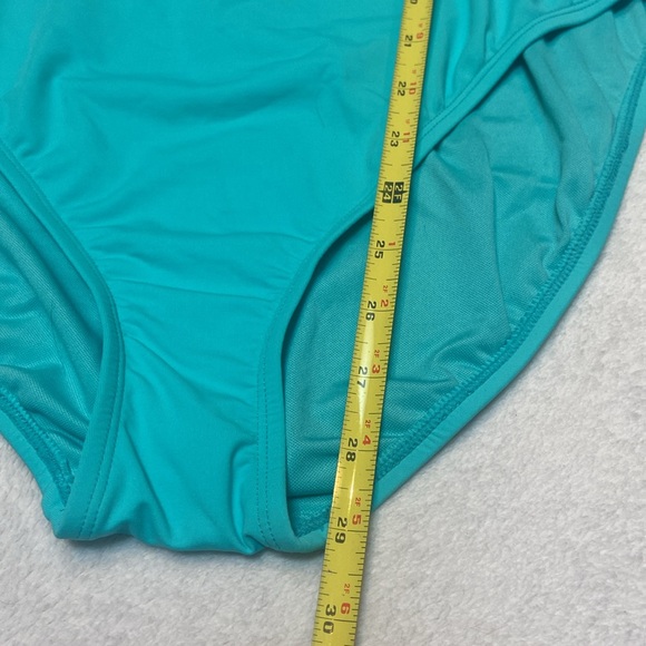 BLEU ROD BEATTIE Ring Me Up Plunge Over The Shoulder Size 14 NWT Swimsuit - Picture 5 of 11